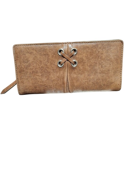 Cole Haan Handbags - Cole haan Distressed tanish leather wallet